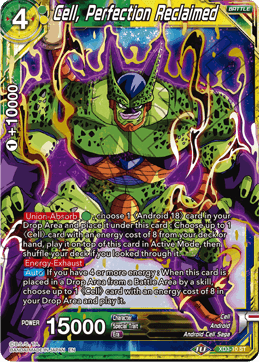 XD3-10 - Cell, Perfection Reclaimed - Starter Rare SILVER FOIL