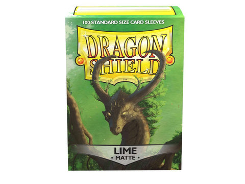 Dragon Shield - Standard Sleeves 100ct - Lime MATTE