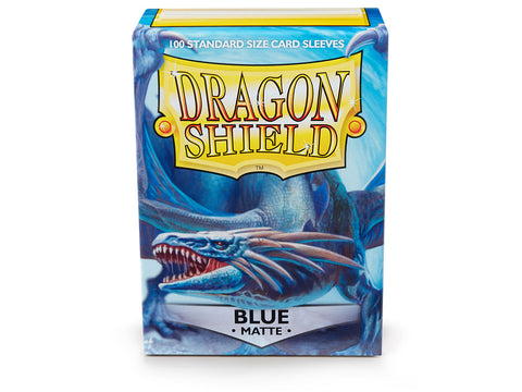 Dragon Shield - Standard Sleeves 100ct - Blue MATTE