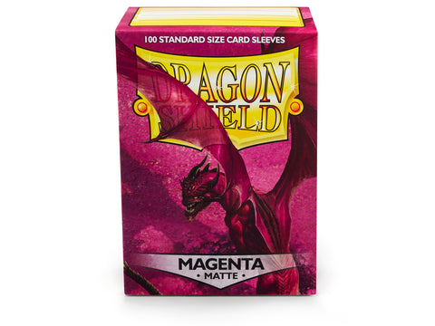 Dragon Shield - Standard Sleeves 100ct - Magenta MATTE