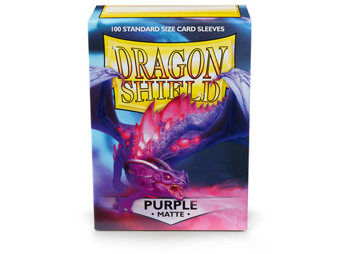 Dragon Shield - Standard Sleeves 100ct - Purple MATTE