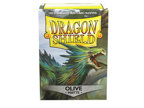 Dragon Shield - Standard Sleeves 100ct - Olive MATTE
