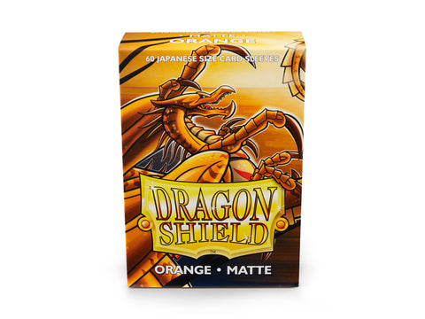 Dragon Shield - Japanese Sleeves 60ct - Orange MATTE