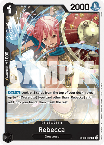 OP04-092 - Rebecca - Rare ALT ART