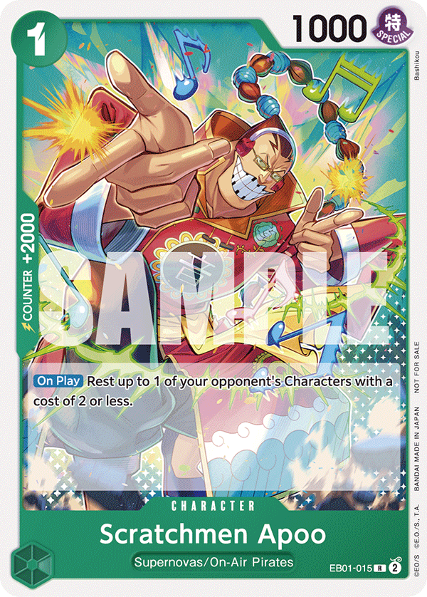 EB01-015 - Scratchmen Apoo - Rare ALT ART – Collectors Company