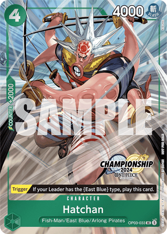 OP03-033 - Hatchan - Uncommon CS 2024 ALT ART