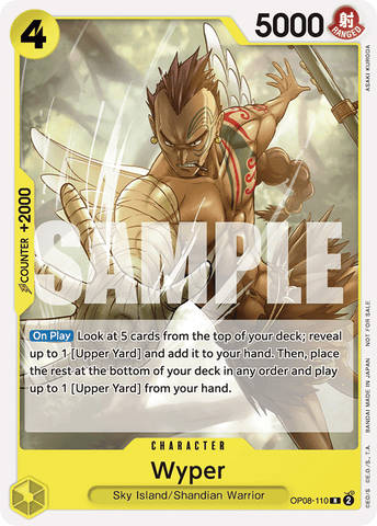 OP08-110 - Wyper - Rare ALT ART