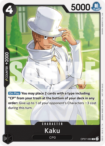 OP07-080 - Kaku - Rare ALT ART