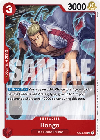 OP09-011 - Hongo - Uncommon ALT ART