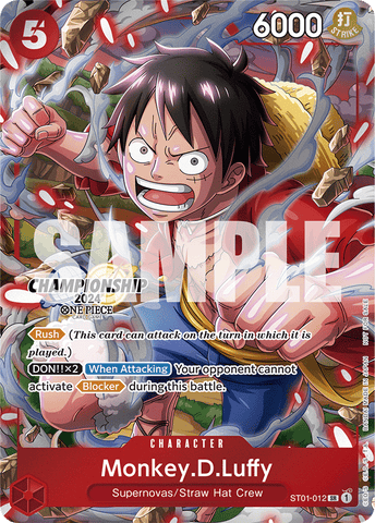 ST01-012 - Monkey.D.Luffy - Super Rare CS 2024 ALT ART