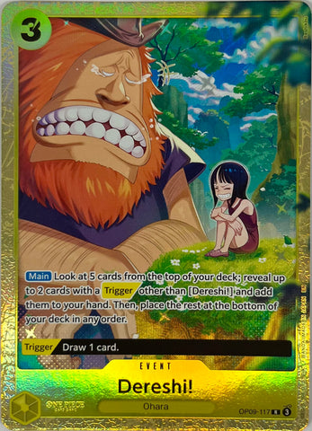 OP09-117 - Dereshi! - Rare ALT ART
