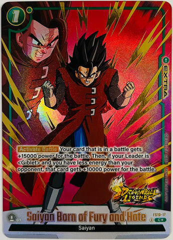 FS10-17 - Saiyan Born of Fury and Hate - Common GOLD STAMPED