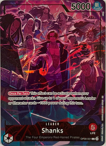 OP09-001 - Shanks - Leader ALT ART