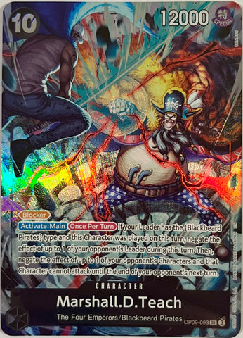OP09-093 - Marshall.D.Teach - Super Rare ALT ART