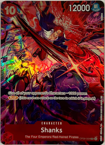 OP09-004 - Shanks - Super Rare ALT ART