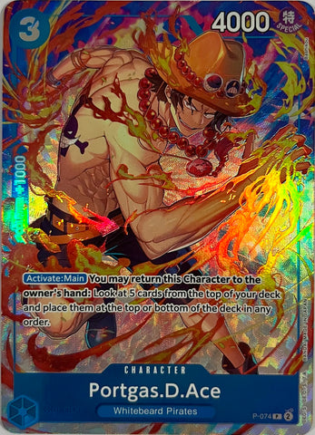 P-074 - Portgas.D.Ace - Promo