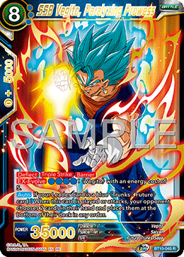 BT10-045 - SSB Vegito, Paralyzing Prowess - Rare (Reprint)