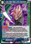 BT10-050 - Goku Black Rose, Lofty Aspirations - Rare SILVER FOIL