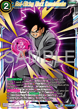 BT10-057 - God-Slicing Black Kamehameha - Rare (Reprint)