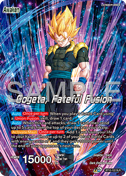 BT12-122 - Gogeta, Fateful Fusion - Special Leader Rare