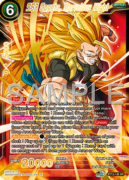 BT12-136 - SS3 Gogeta, Marvelous Might - Super Rare (Reprint)