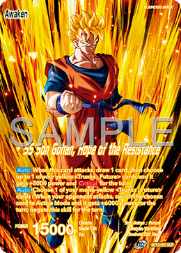 BT13-091 - SS Son Gohan, Hope of the Resistance - Special Leader Rare