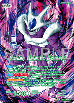 BT17-059 - Cooler, Galactic Dynasty - Special Leader Rare