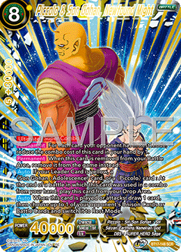BT17-148 - Piccolo & Son Gohan, Newfound Might - Secret Rare ALT ART