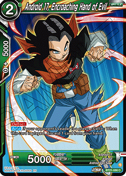 BT21-086 - Android 17, Encroaching Hand of Evil - Common FOIL