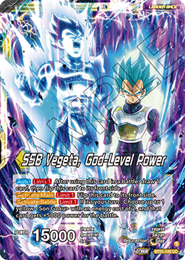 BT21-100 - SSB Vegeta, God-Level Power - Leader - Uncommon FOIL