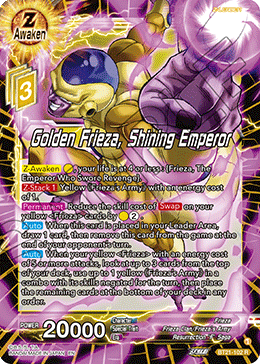 BT21-102 - Golden Frieza, Shining Emperor - Rare FOIL