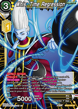 BT21-104 - Whis, Time Regression - Uncommon FOIL