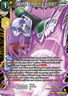BT21-106 - Tagoma, Emperor’s Subject - Uncommon FOIL