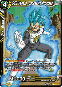 BT21-112 - SSB Vegeta, Unceasing Progress - Uncommon FOIL