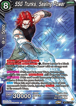 BT21-134 - SSG Trunks, Sealing Power - Rare