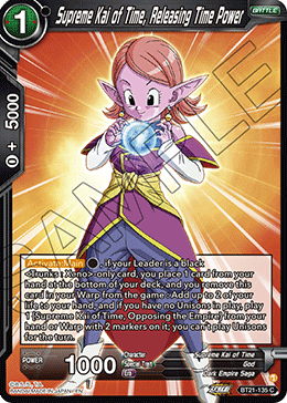 BT21-135 - Supreme Kai of Time, Releasing Time Power - Common FOIL