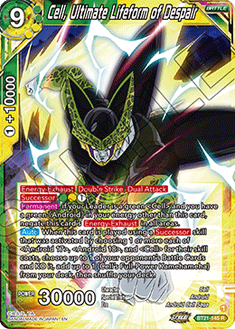 BT21-145 - Cell, Ultimate Lifeform of Despair - Rare FOIL