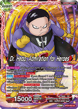 BT22-002 - Dr. Hedo, Admiration for Heroes - Leader - Uncommon
