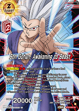 BT22-003 - Son Gohan, Awakening to Beast - Uncommon FOIL