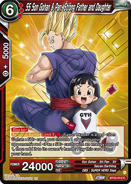 BT22-012 - SS Son Gohan & Pan, Strong Father and Daughter - Common FOIL