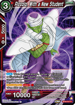 BT22-017 - Piccolo, With a New Student - Common FOIL