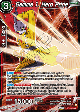 BT22-019 - Gamma 1, Hero Pride - Rare