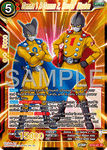 BT22-021 - Gamma 1 & Gamma 2, Heroes' Mission - Super Rare (Reprint)