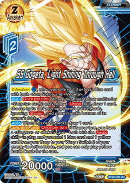 BT22-033 - SS Gogeta, Light Shining Through Hell - Uncommon FOIL