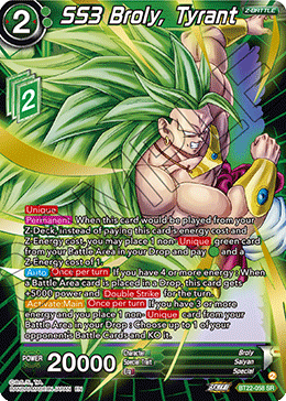 BT22-058 - SS3 Broly, Tyrant - Super Rare