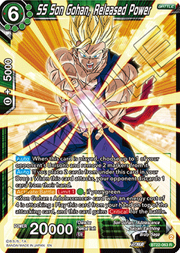 BT22-063 - SS Son Gohan, Released Power - Rare