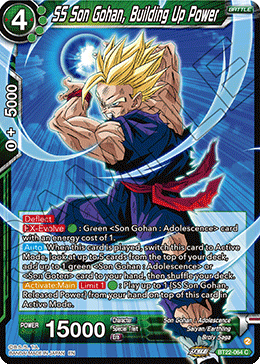 BT22-064 - SS Son Gohan, Building Up Power - Common
