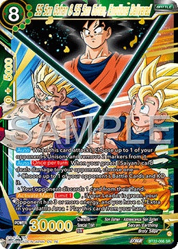 BT22-066 - SS Son Gohan & SS Son Goten, Emotions Delivered - Super Rare (Reprint)