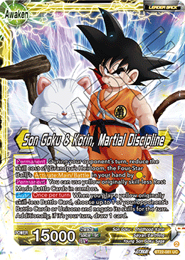 BT22-081 - Son Goku & Korin, Martial Discipline - Leader - Uncommon FOIL