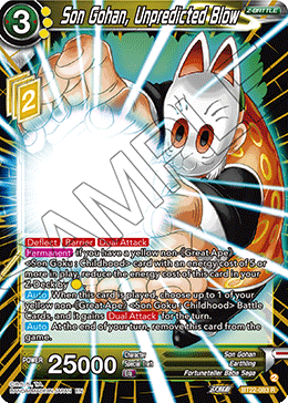 BT22-083 - Son Gohan, Unpredicted Blow - Rare FOIL